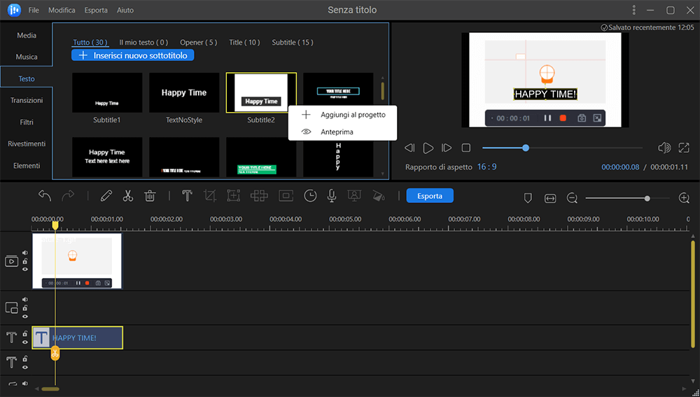 inserire elementi in gif