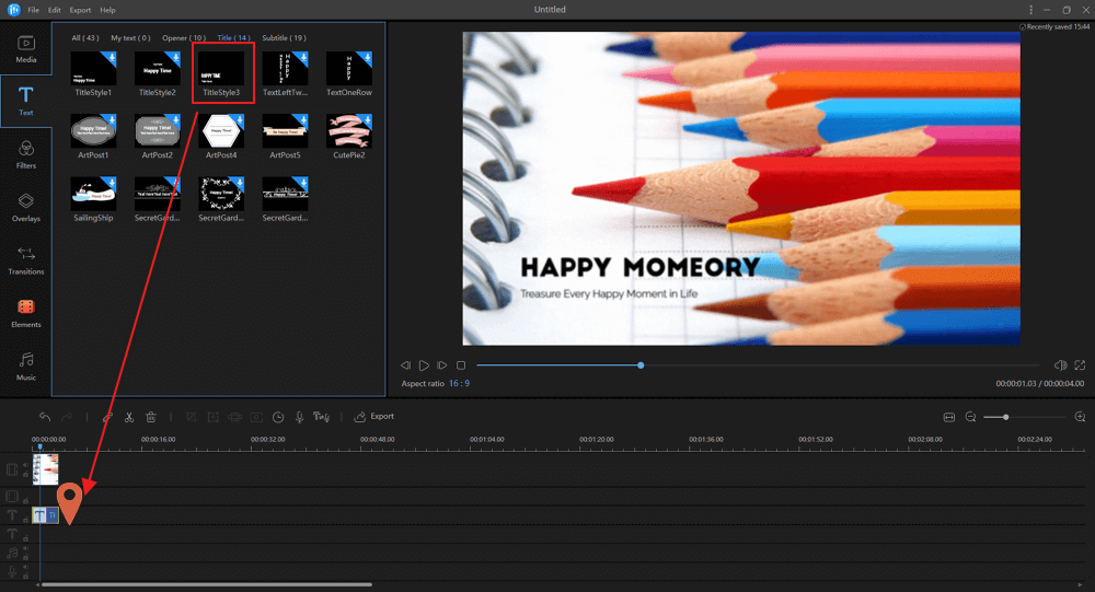 selezionare testo che vuoi