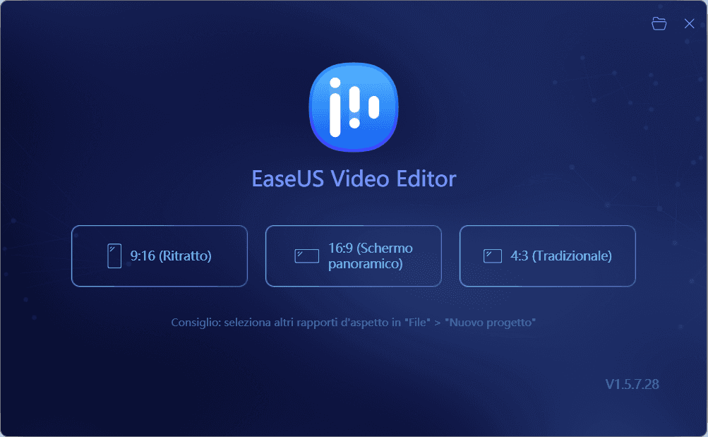 scegli le proporzioni