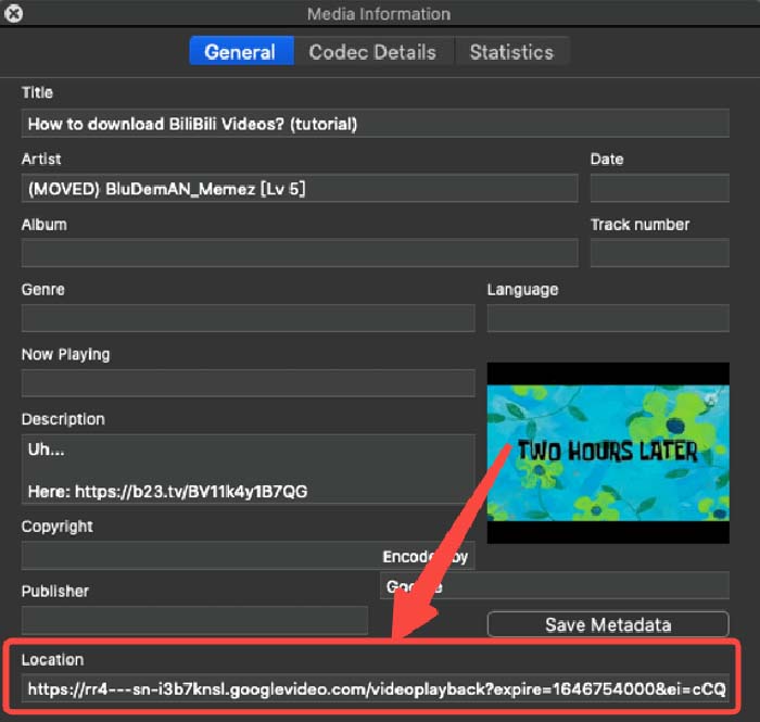 場所のアドレスをコピー