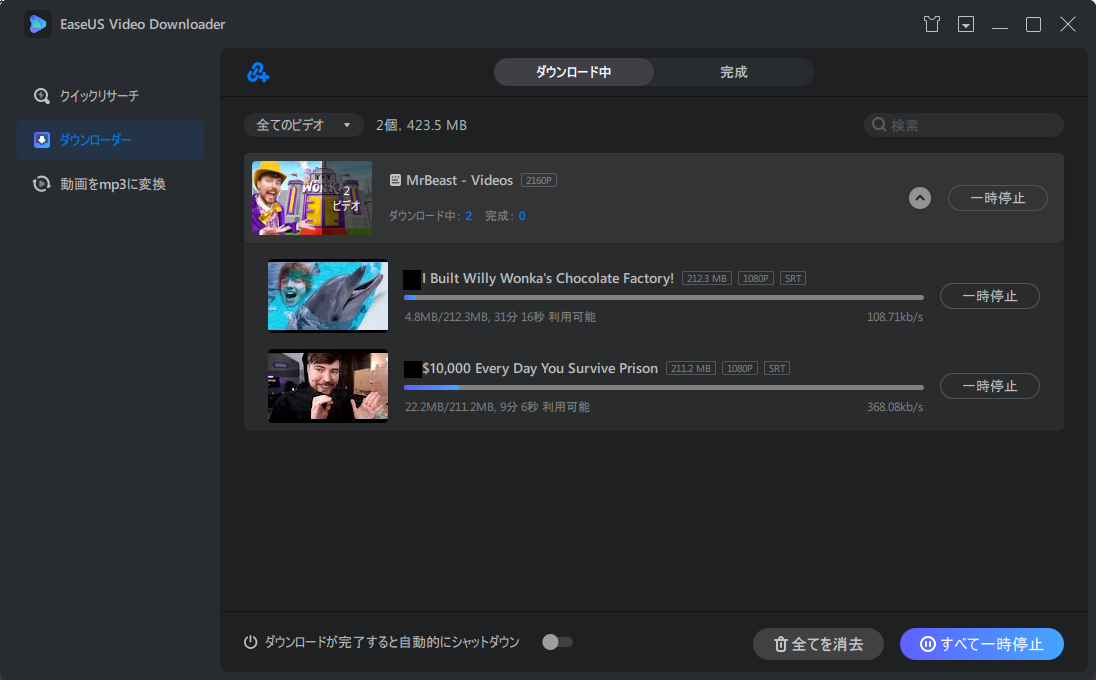 動画ダウンロードソフト‐ステップ4