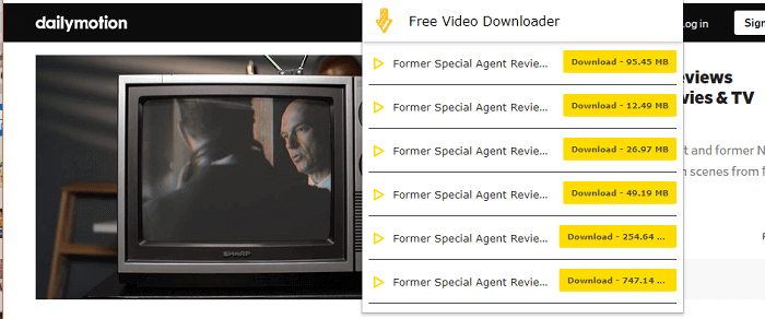 Free Video Downloaderという無料の拡張機能