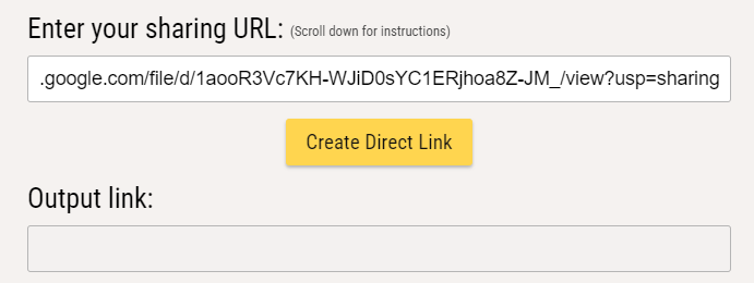 Create Direct Link