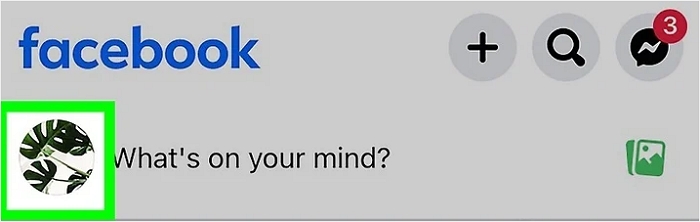 Facebookのプロファイル