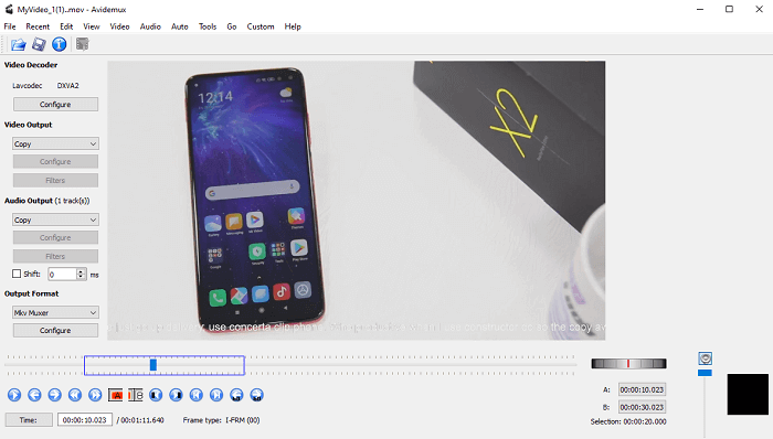 avidemux - mp4 裁切工具免費下載