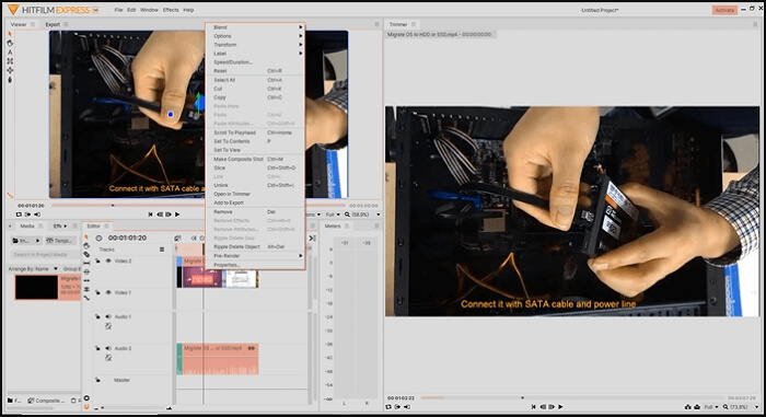 hitfilm express - 免費 MP4 影片下載