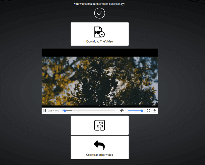 在線將mp3轉換為影片 - 新建影片