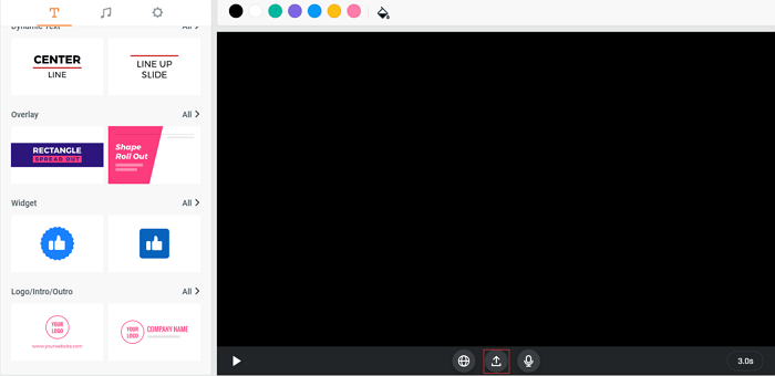 FlexClip - 導入影片