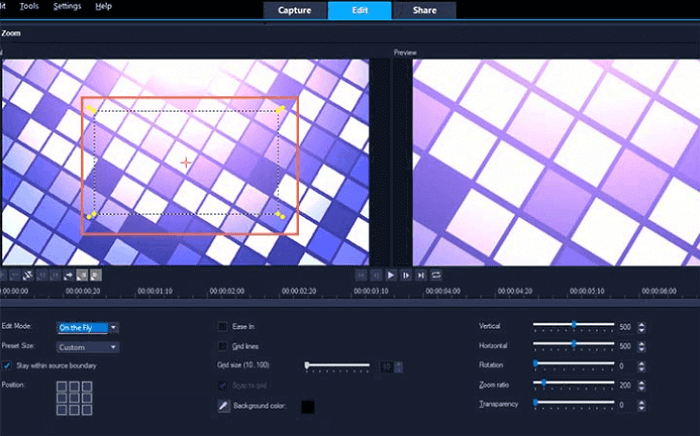 會聲會影 - 調整放大大小