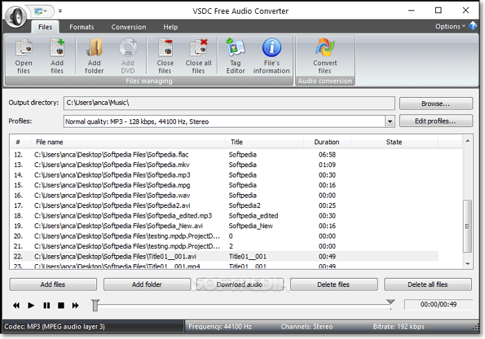 VSDC Free Audio Converter - 最好的轉mp3程式